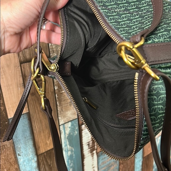 Fossil Green Patterned Crossbody Bag - Picture 13 of 15